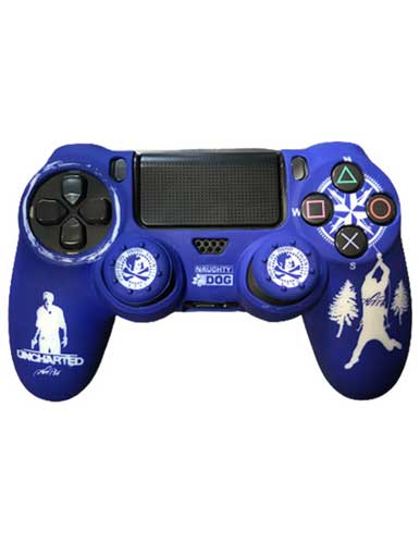 محافظ دسته بازی پلی استیشن PS4 مدل Uncharted به همراه روکش آنالوگ